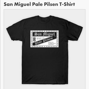 San Miguel Brewery T-Shirt Black Size L
